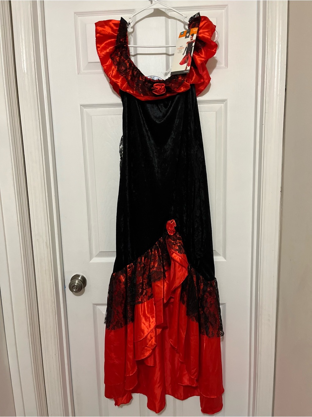Target Women’s Red & Black Flamenco Halloween Costume Dress